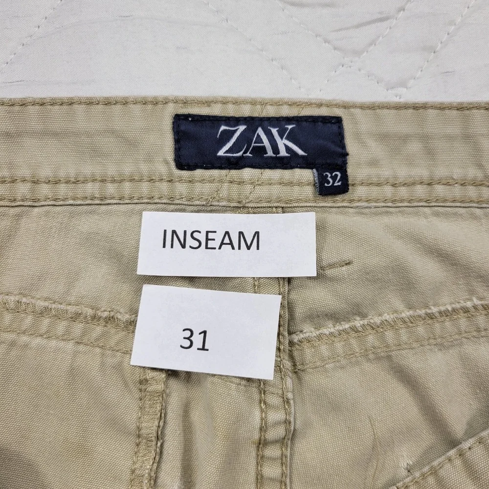 ZAK khaki chino pants‎ men's 32X31